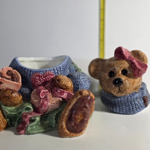 Vintage Boyds Bears Bearware "Bailey's Low Fat" Cookie Jar 390001 UEC! - Picture 8 of 8